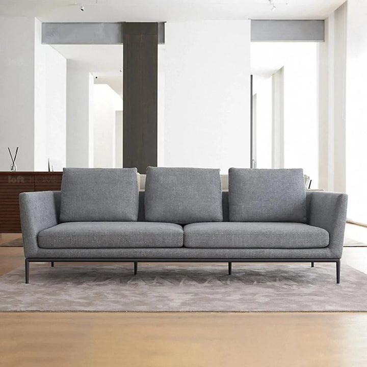 Minimalist fabric 3.5 seater sofa grace conceptual design.