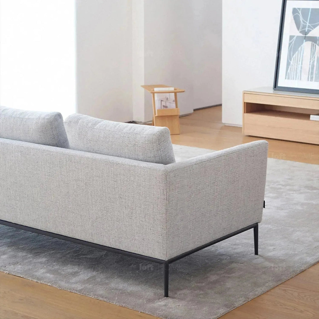 Minimalist fabric 3.5 seater sofa grace detail 2.