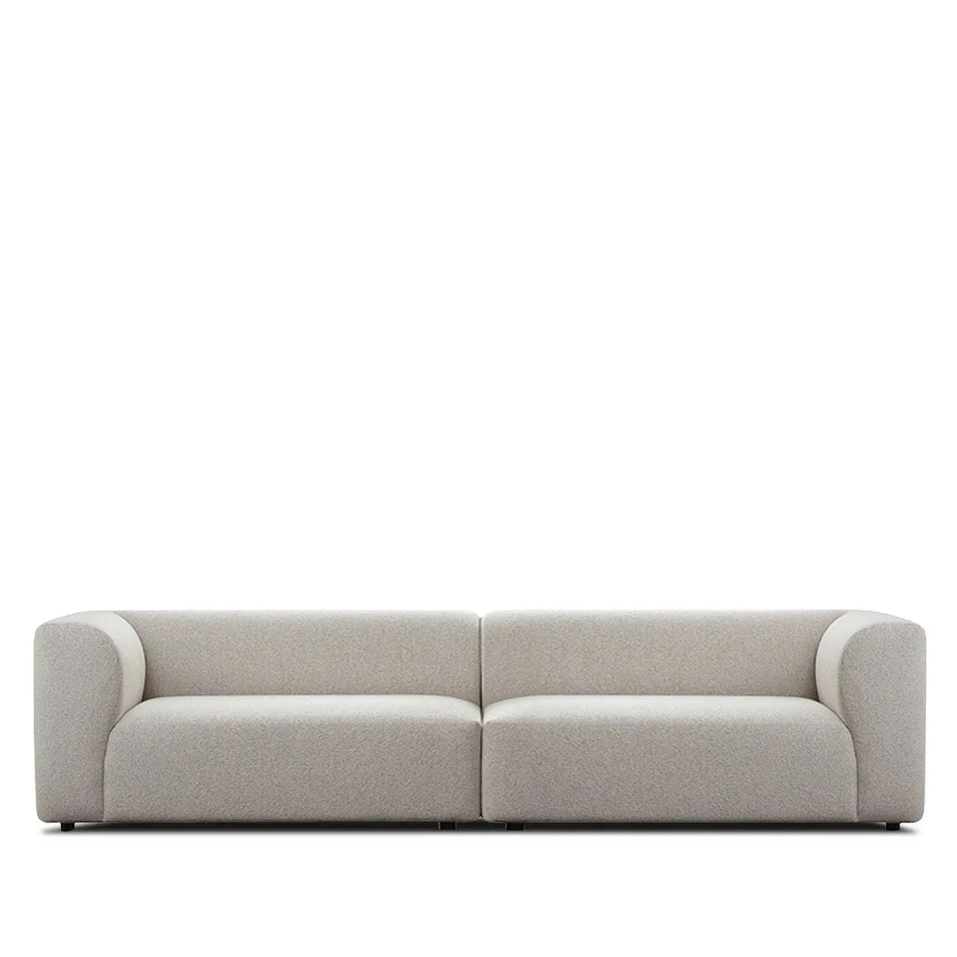 Minimalist fabric 4 seater sofa flower detail 2.