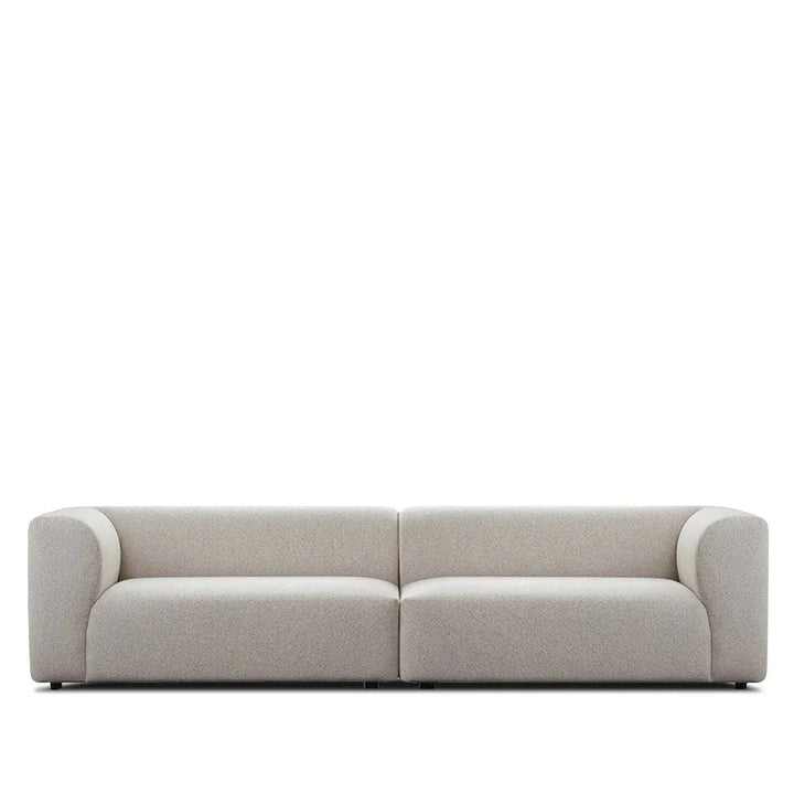 Minimalist fabric 4 seater sofa flower detail 2.