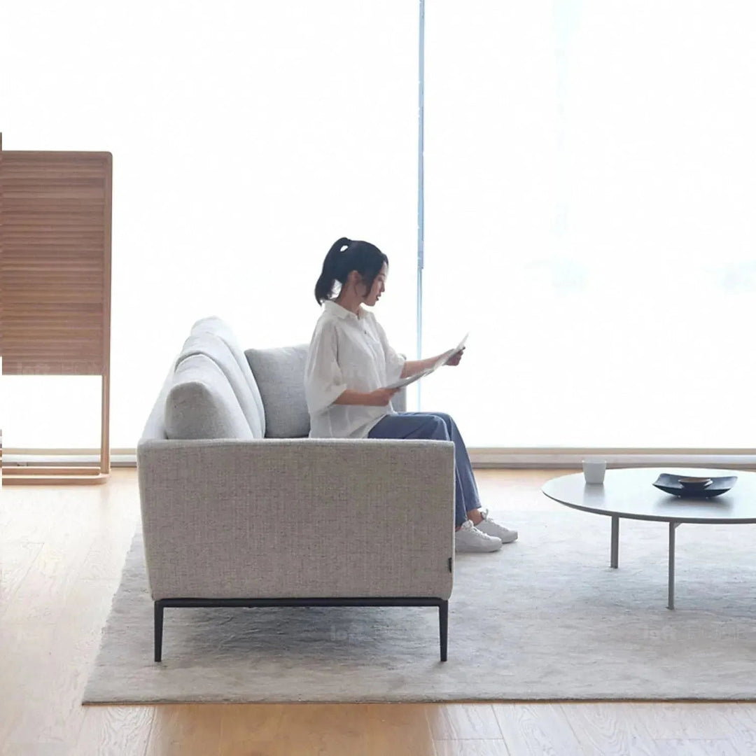 Minimalist fabric 4 seater sofa grace detail 1.