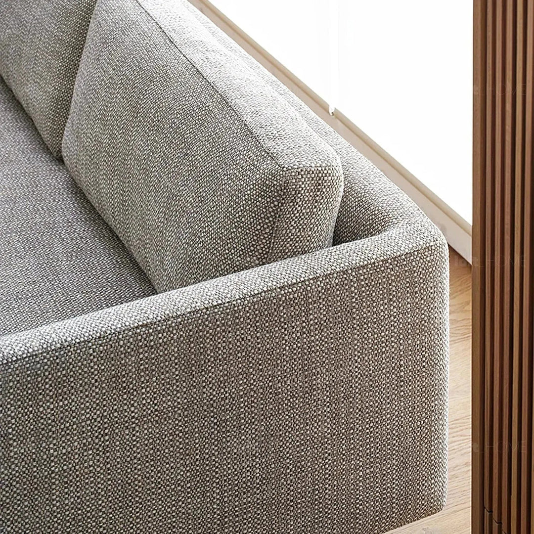 Minimalist fabric 4 seater sofa nor conceptual design.
