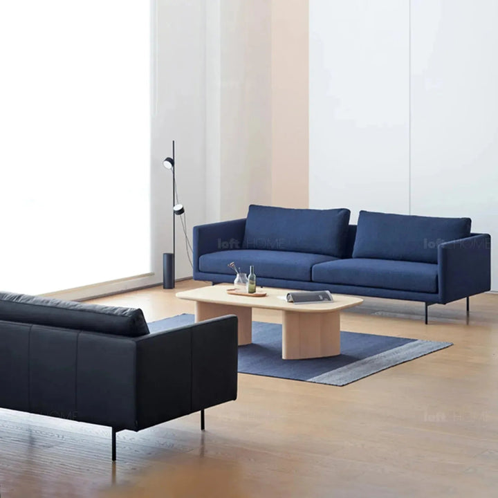 Minimalist fabric 4 seater sofa rina detail 2.