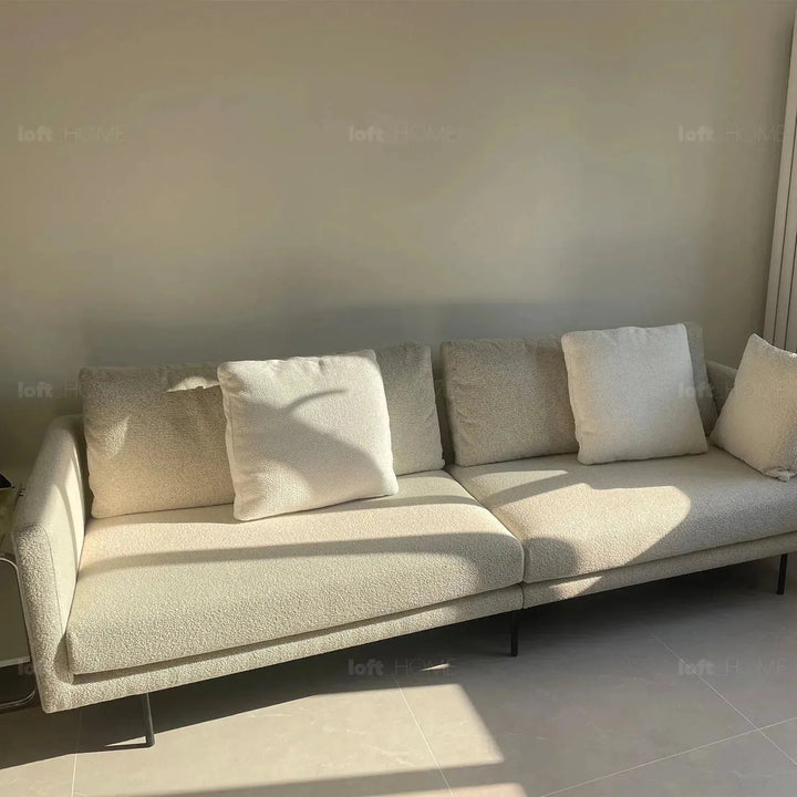 Minimalist fabric 4 seater sofa rina detail 7.