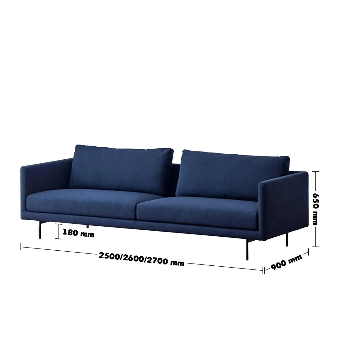 Minimalist Fabric 4 Seater Sofa RINA