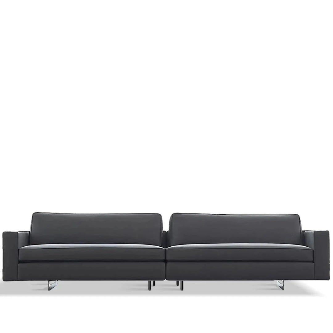 Minimalist fabric 4 seater sofa vemb layered structure.