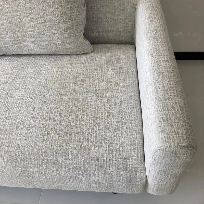 Minimalist fabric 4.5 seater sofa ann detail 2.
