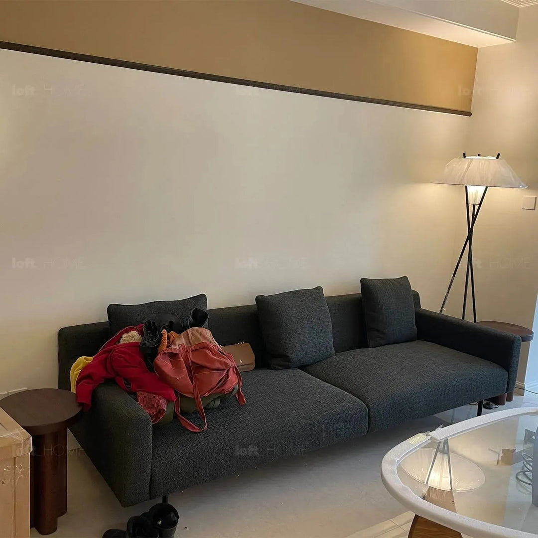 Minimalist fabric 4.5 seater sofa ann detail 1.