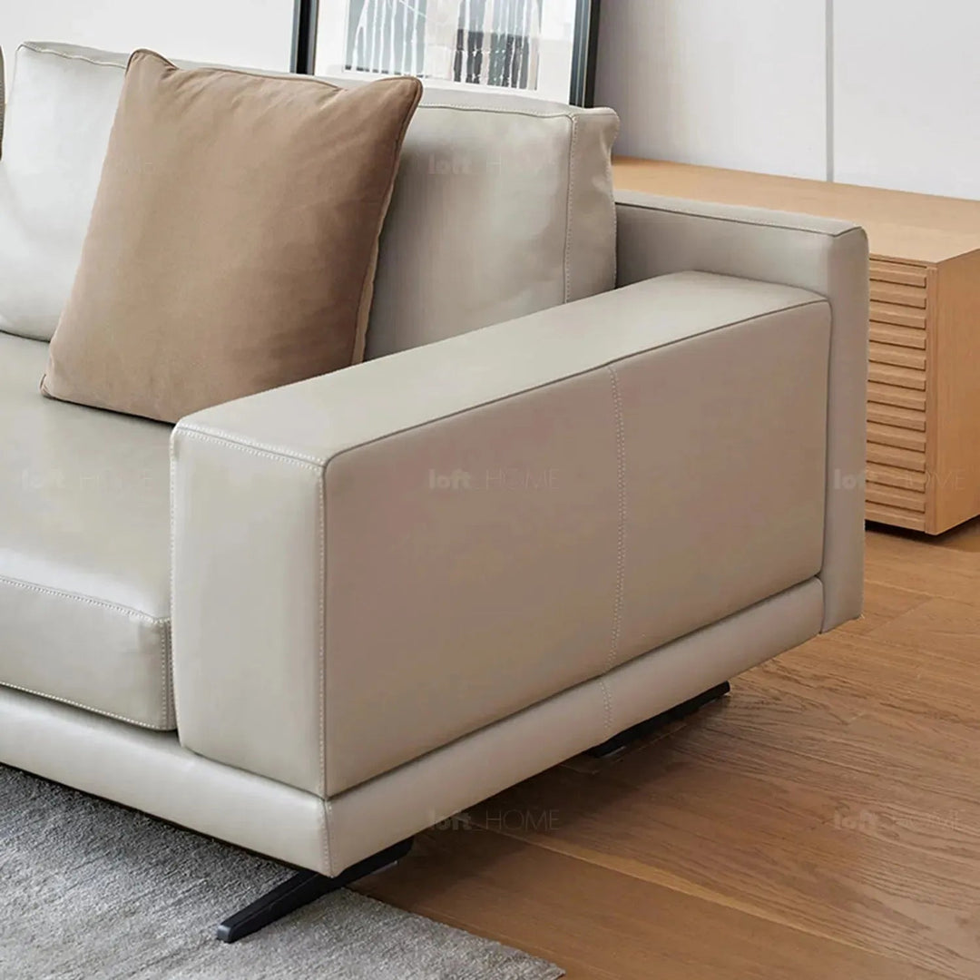 Minimalist fabric 4.5 seater sofa bologna situational feels.