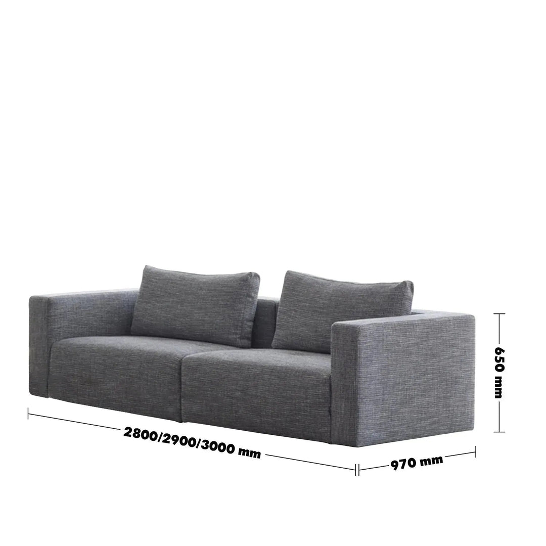 Minimalist Fabric 4.5 Seater Sofa BRI