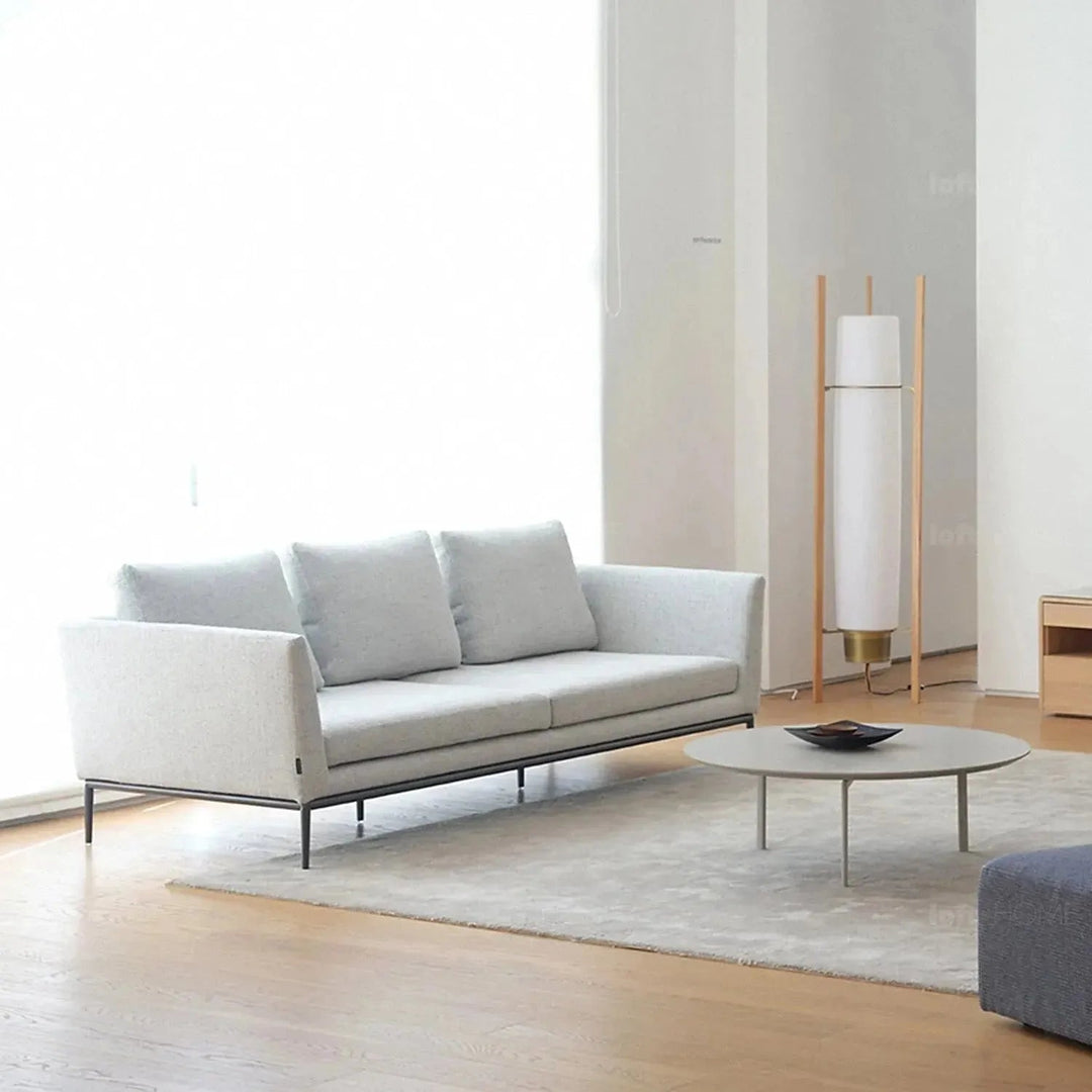 Minimalist fabric 4.5 seater sofa grace environmental situation.