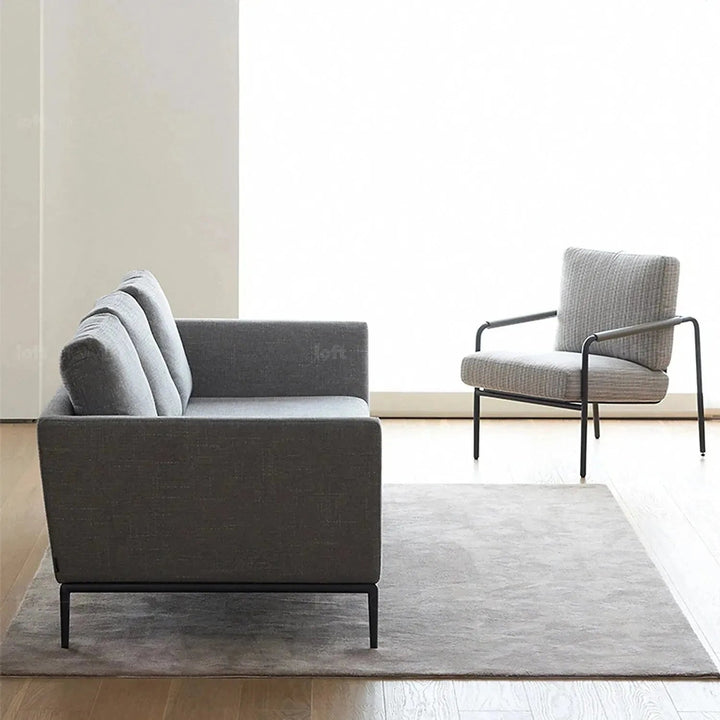 Minimalist fabric 4.5 seater sofa grace detail 3.