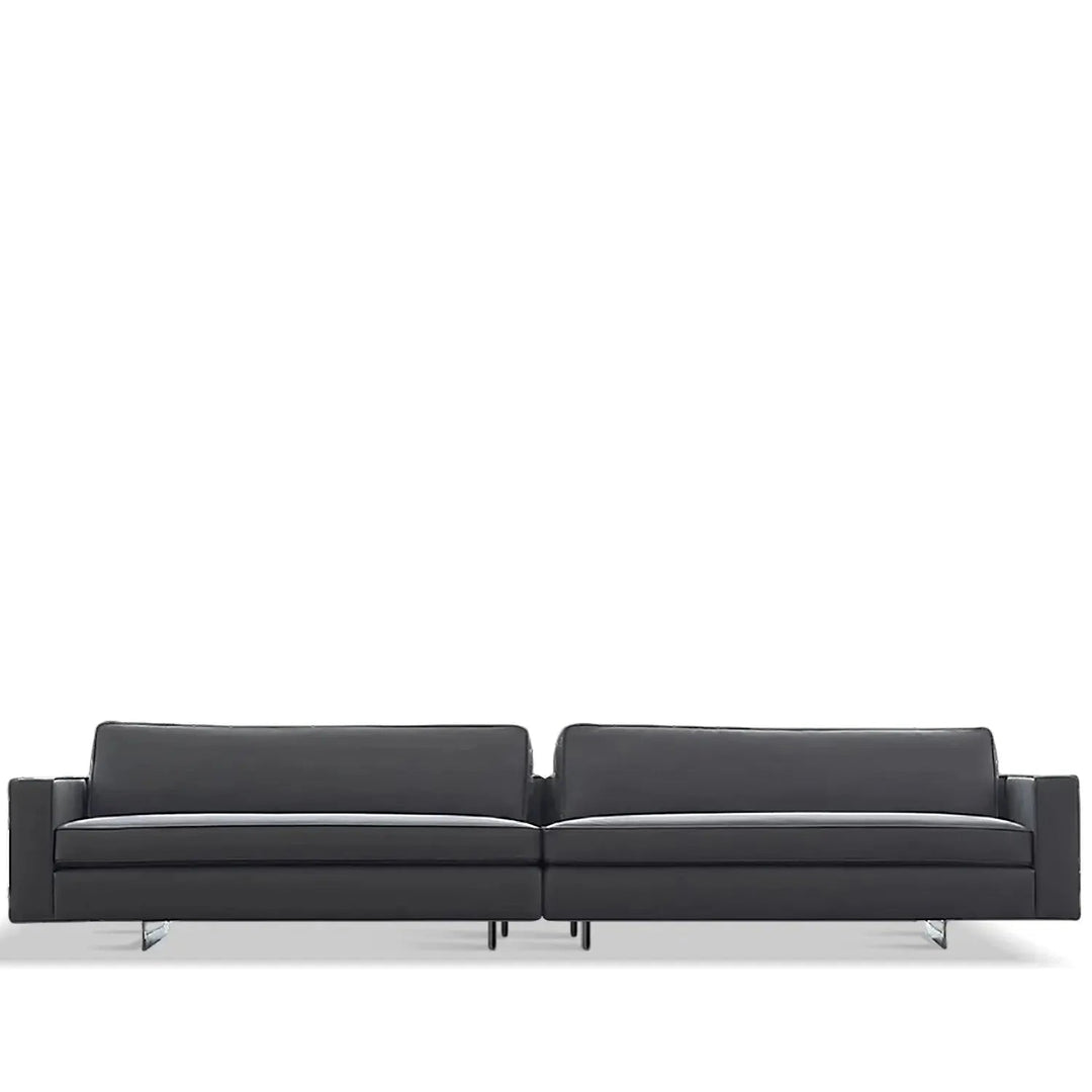 Minimalist fabric 4.5 seater sofa vemb layered structure.