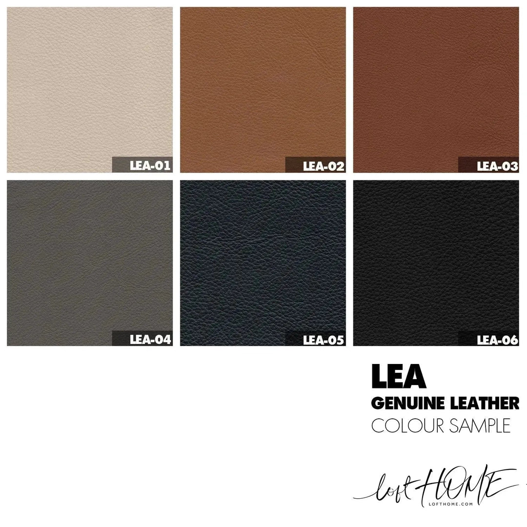 Modern Fabric And Leather 1 Seater Sofa ALGER