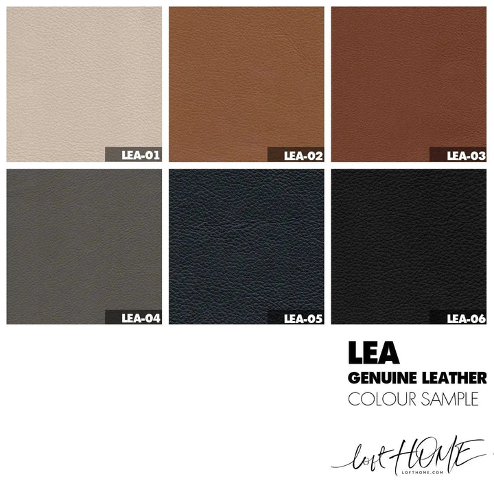 Modern Fabric And Leather 1 Seater Sofa ALGER