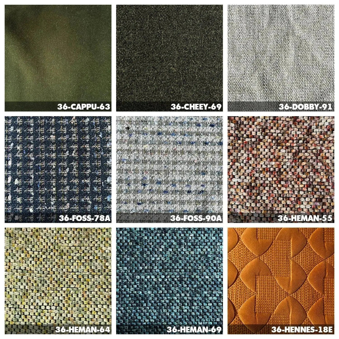 Bauhaus fabric bean bag sofa charles color swatches.