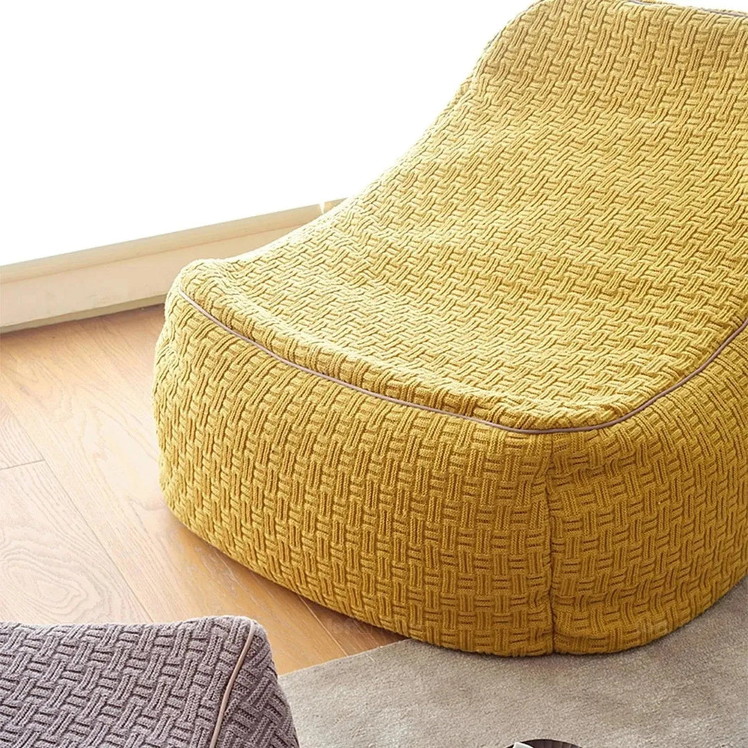 Bauhaus fabric bean bag sofa charles with context.