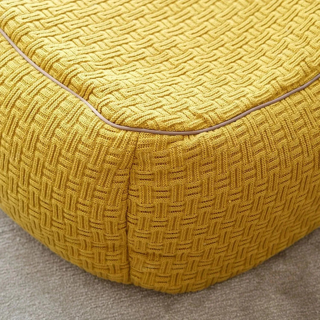 Bauhaus fabric bean bag sofa charles in panoramic view.