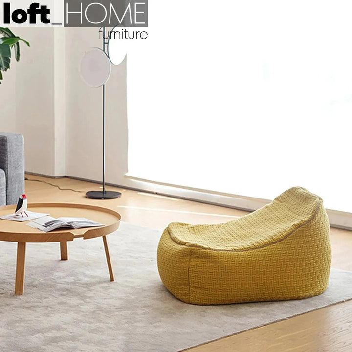 Bauhaus fabric bean bag sofa charles primary product view.