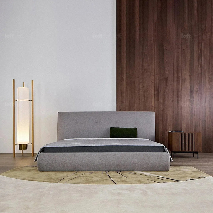 Minimalist fabric bed charles detail 3.