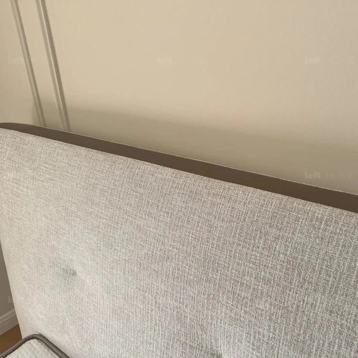 Minimalist fabric bed charles detail 7.