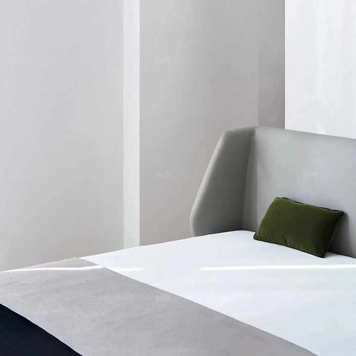 Minimalist fabric bed cygnus conceptual design.