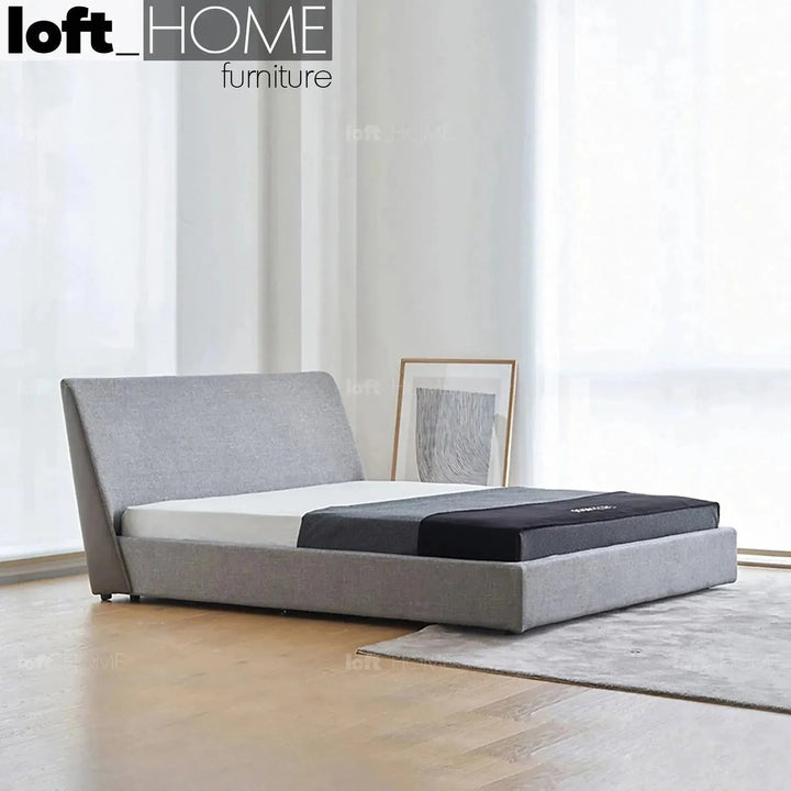 Minimalist Fabric Bed VASELLI