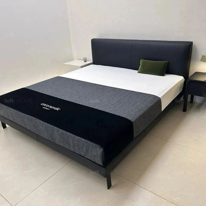 Minimalist fabric bed vem detail 2.