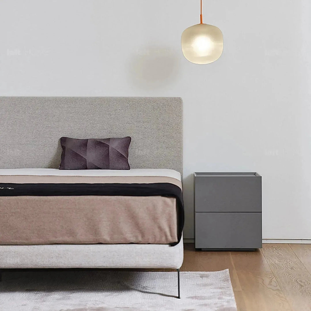 Minimalist fabric bed vem conceptual design.