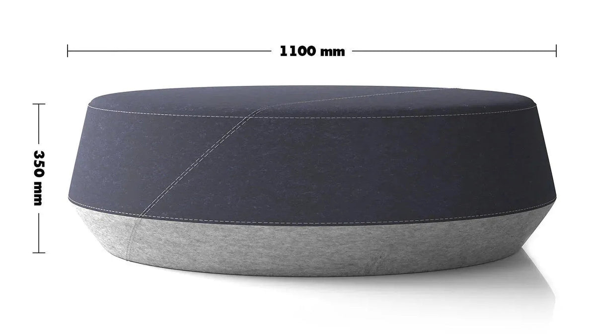 Modern fabric coffee table buono size charts.