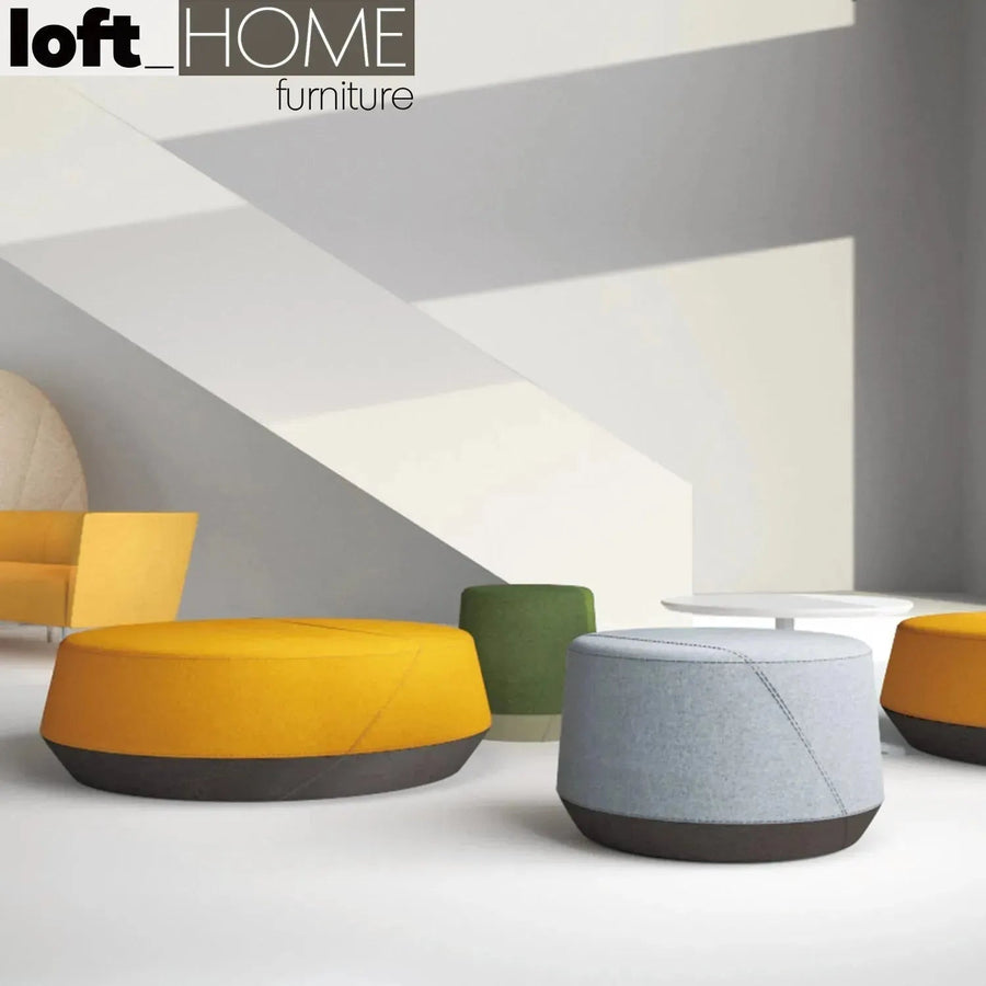 Modern fabric coffee table buono primary product view.