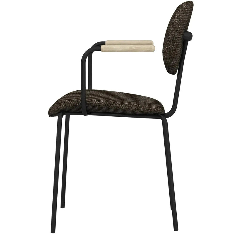 Bauhaus fabric dining chair et arm situational feels.