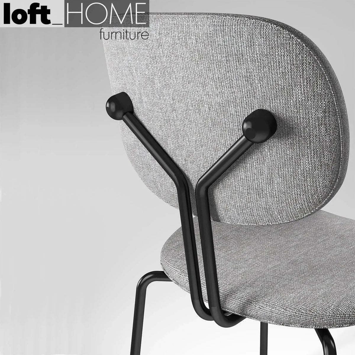 Bauhaus fabric dining chair et in real life style.