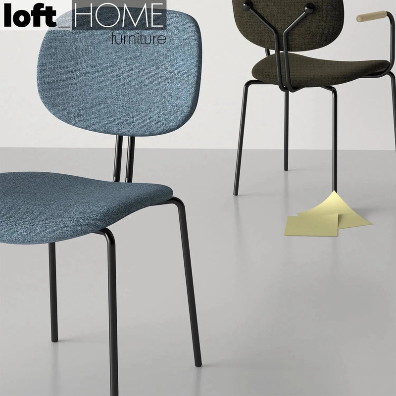 Bauhaus fabric dining chair et primary product view.