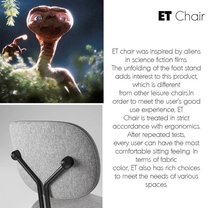 Industrial Fabric Dining Chair ET