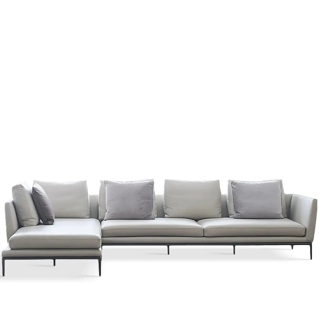 Minimalist fabric l shape sectional sofa grace 3+l conceptual design.