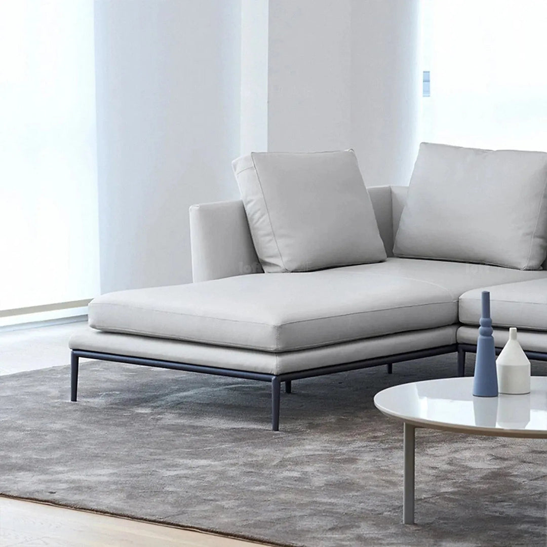 Minimalist fabric l shape sectional sofa grace 3+l environmental situation.