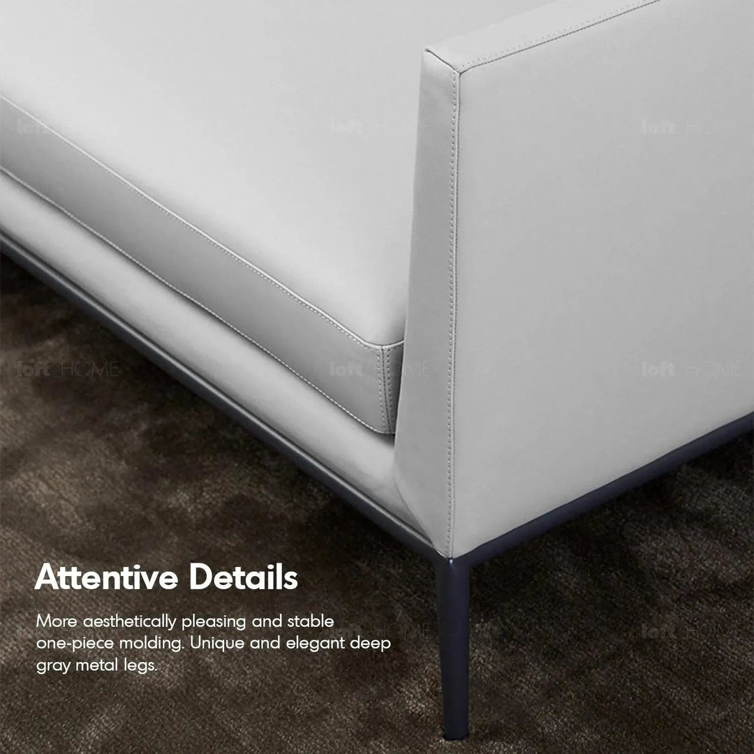 Minimalist fabric l shape sectional sofa grace 3+l with context.