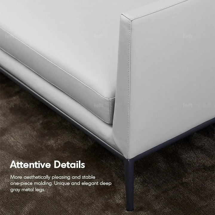 Minimalist fabric l shape sectional sofa grace 3+l with context.