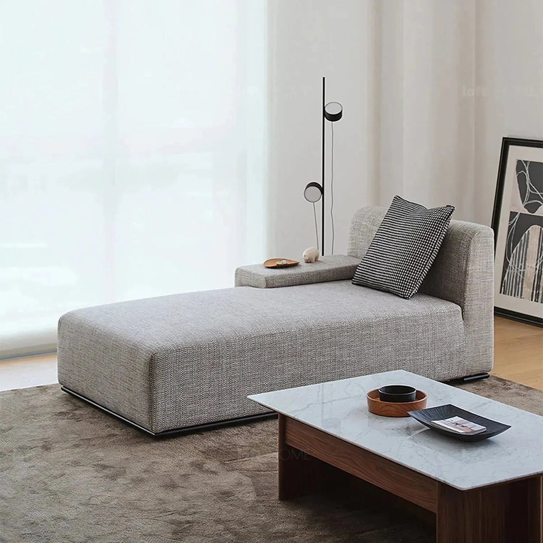 Minimalist fabric l shape sectional sofa nemo 2+l environmental situation.