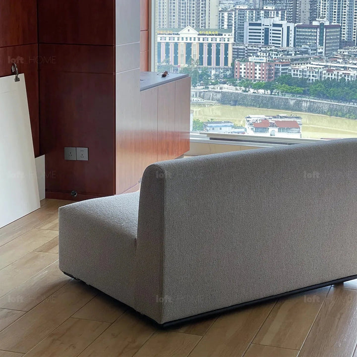 Minimalist Fabric L Shape Sectional Sofa NEMO 2+L