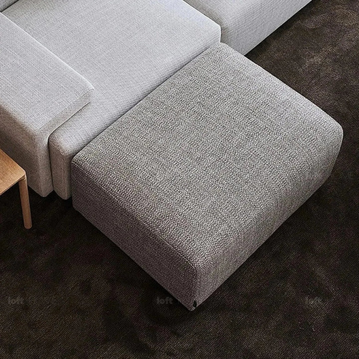 Minimalist Fabric Ottoman NEMO
