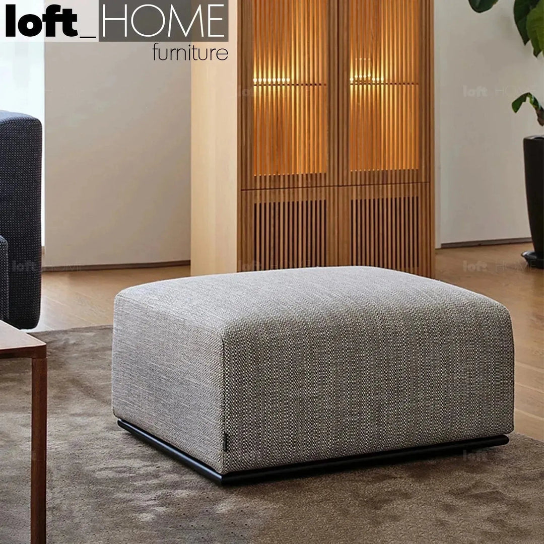 Minimalist Fabric Ottoman NEMO