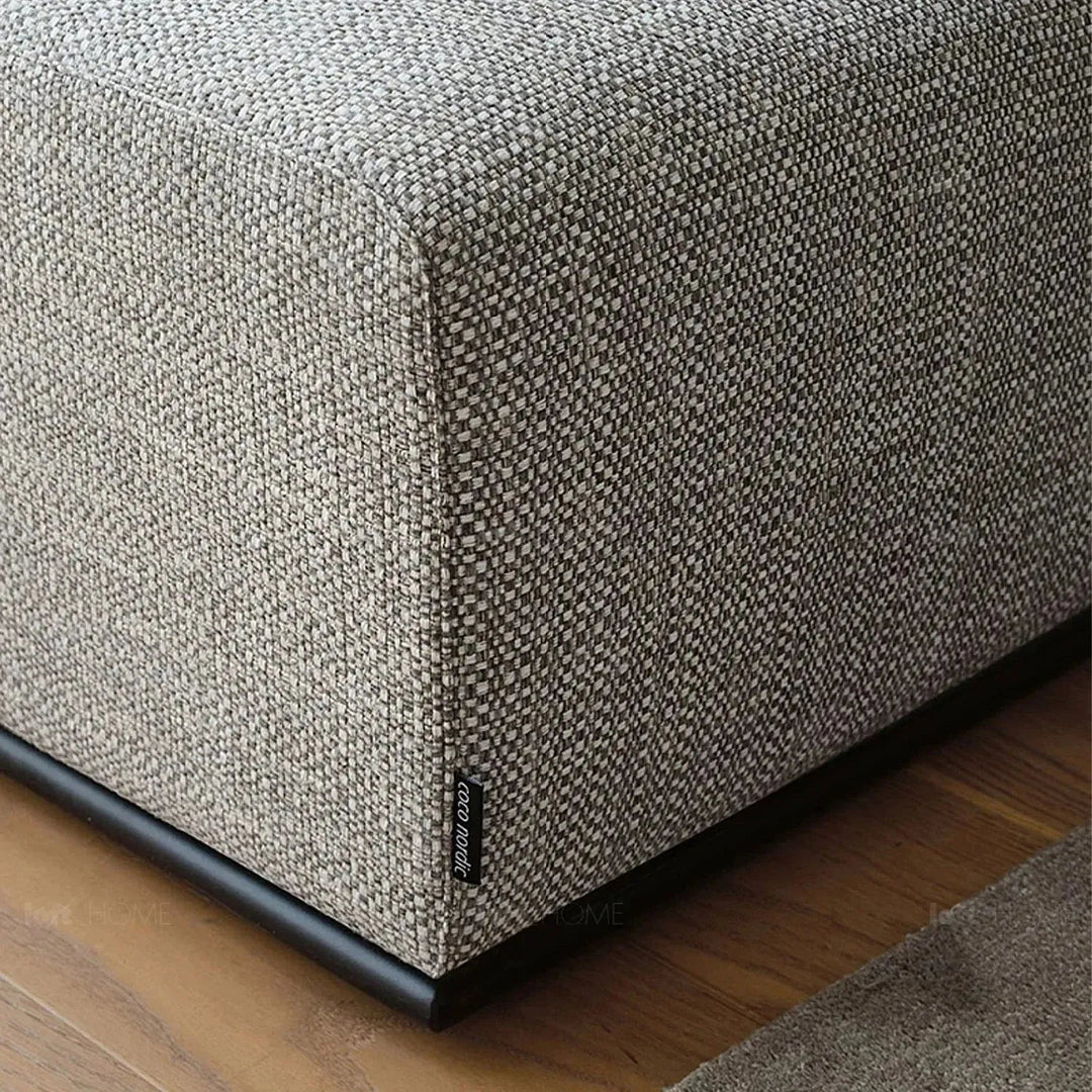 Minimalist Fabric Ottoman NEMO