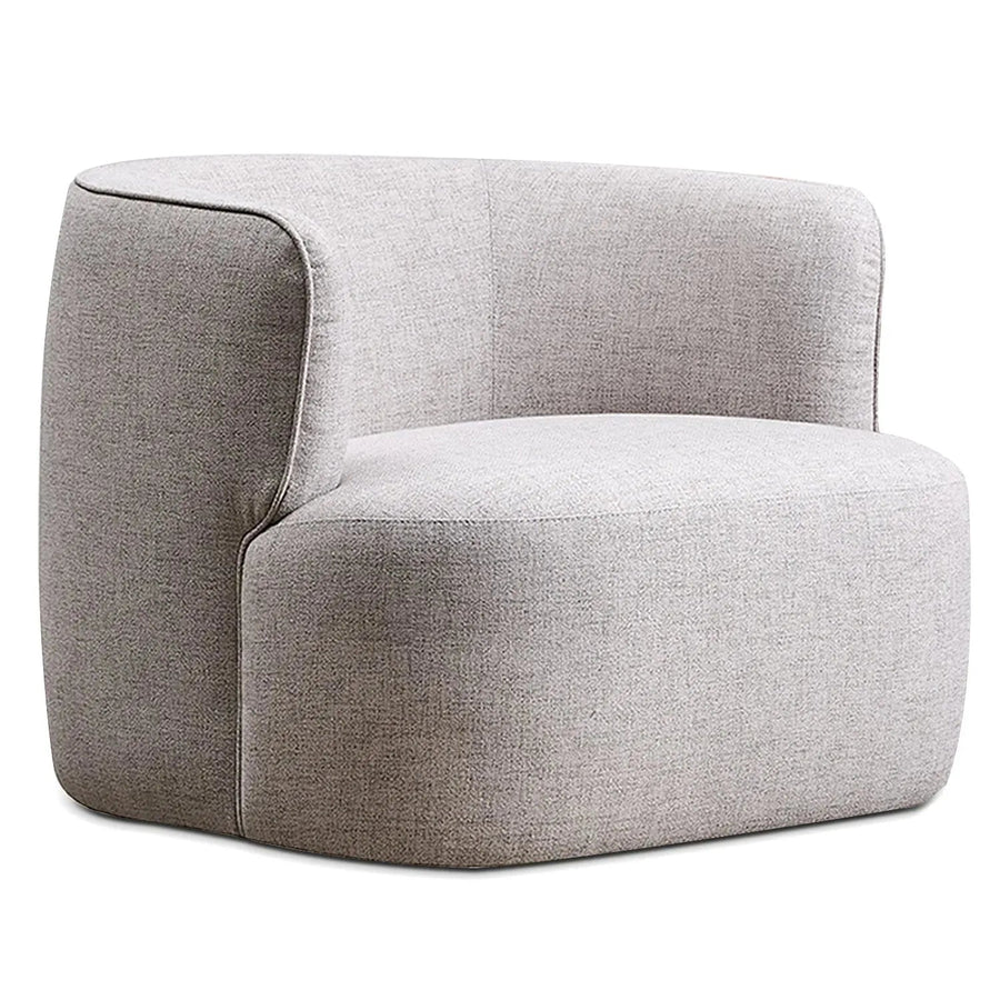 Minimalist Fabric Revolving 1 Seater Sofa HEB