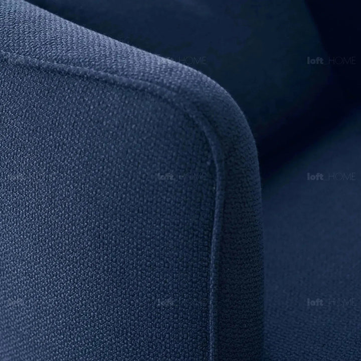 Minimalist fabric revolving 1 seater sofa heb detail 1.