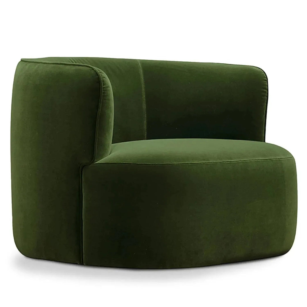 Minimalist fabric revolving 1 seater sofa heb detail 3.