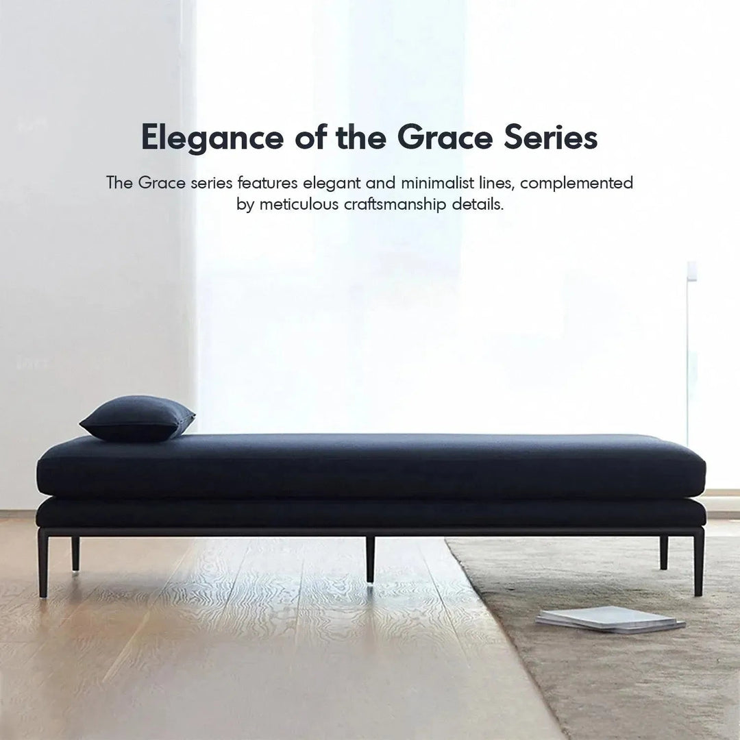 Minimalist fabric sofa bed grace with context.