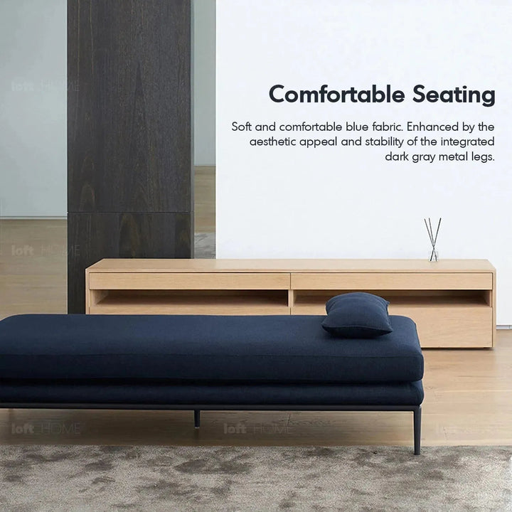 Minimalist fabric sofa bed grace in details.