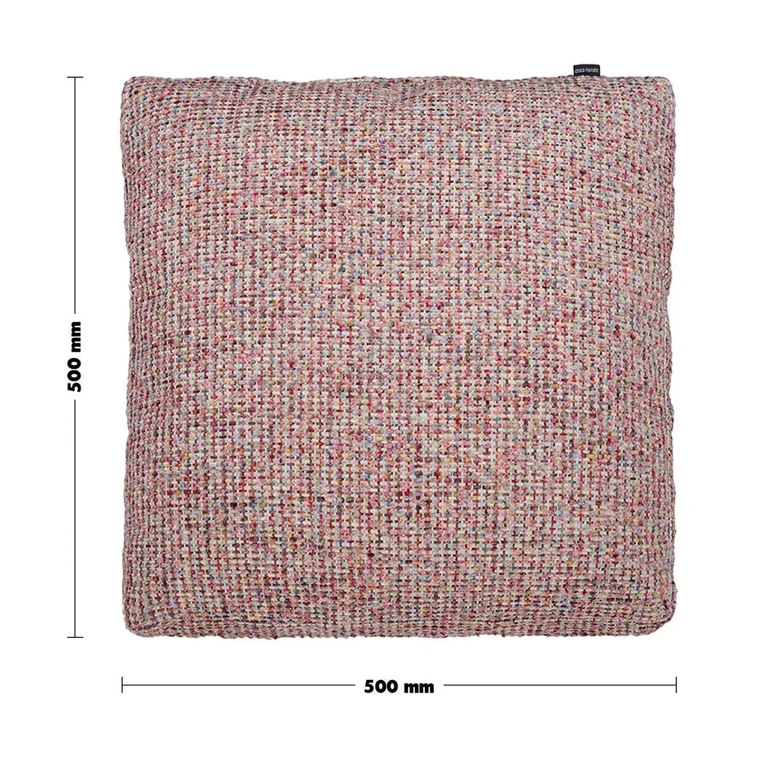 Modern fabric sofa pillow autumn pink size charts.